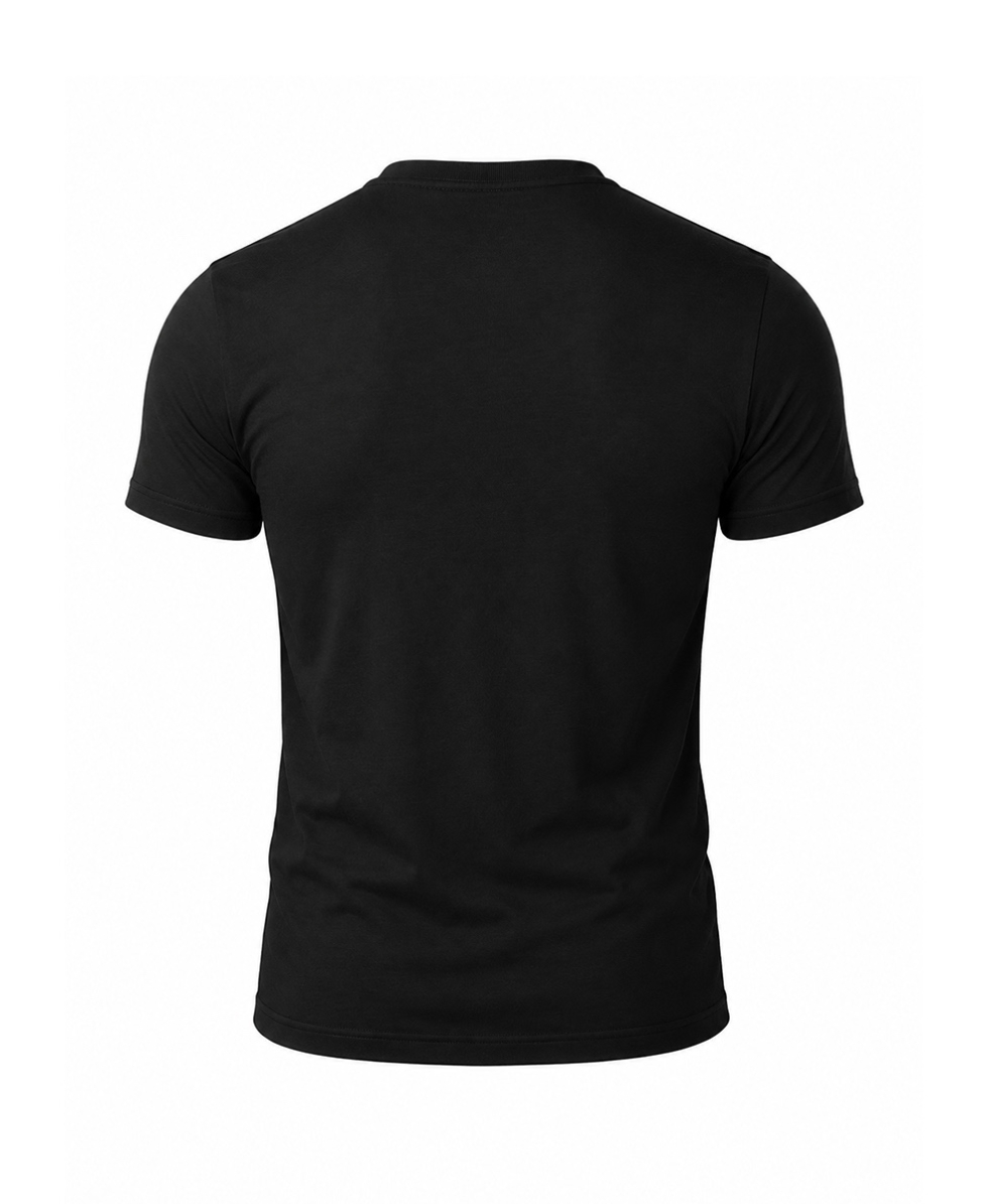 JAKED - T-SHIRT UNISEX S/S - PIXEL - JSMAS99002 - BLACK/ORANGE