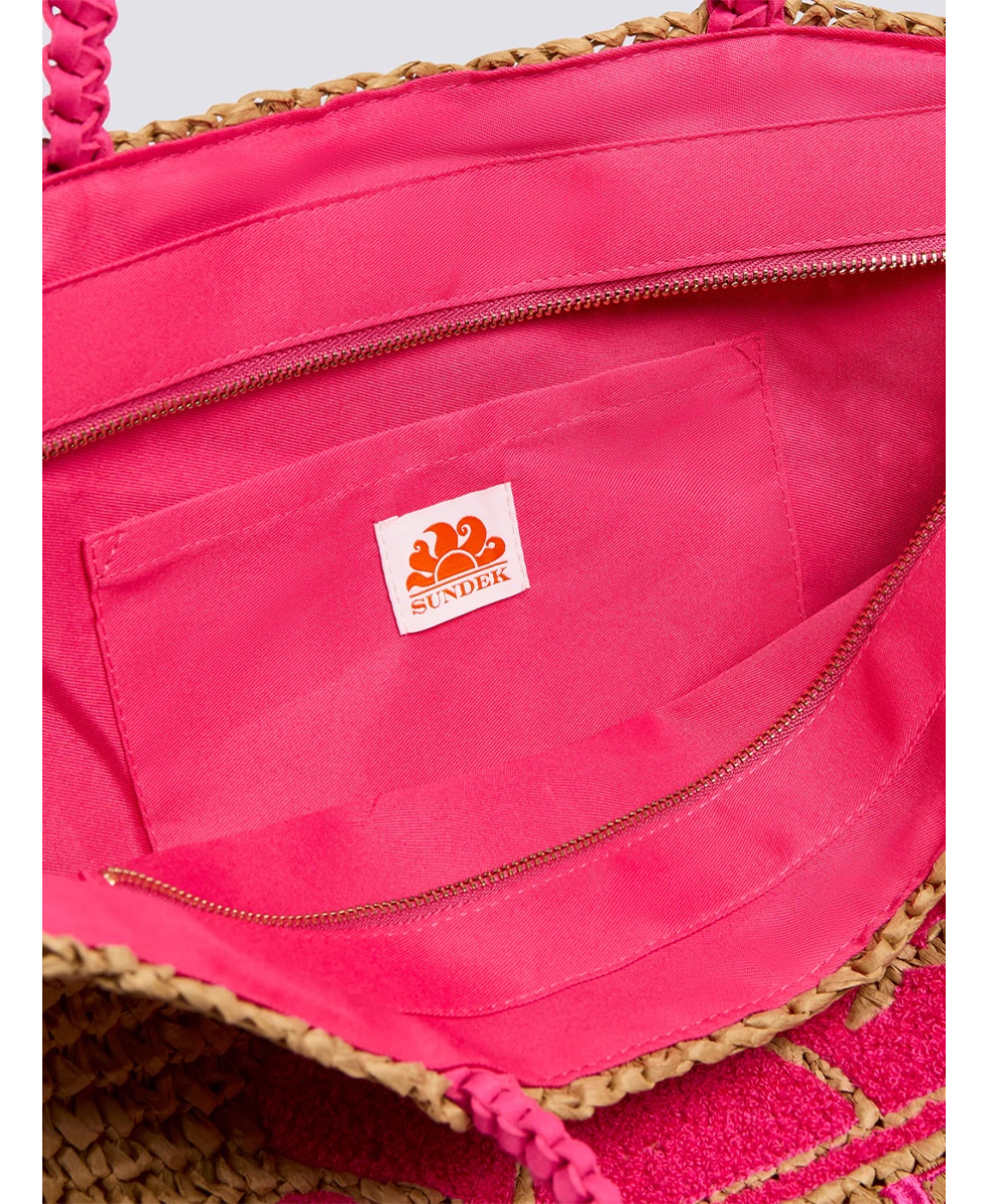 SUNDEK - BORSA SPIAGGIA - WINA STRAW BAG - AW029ABPA100-A7201 - DURIAN