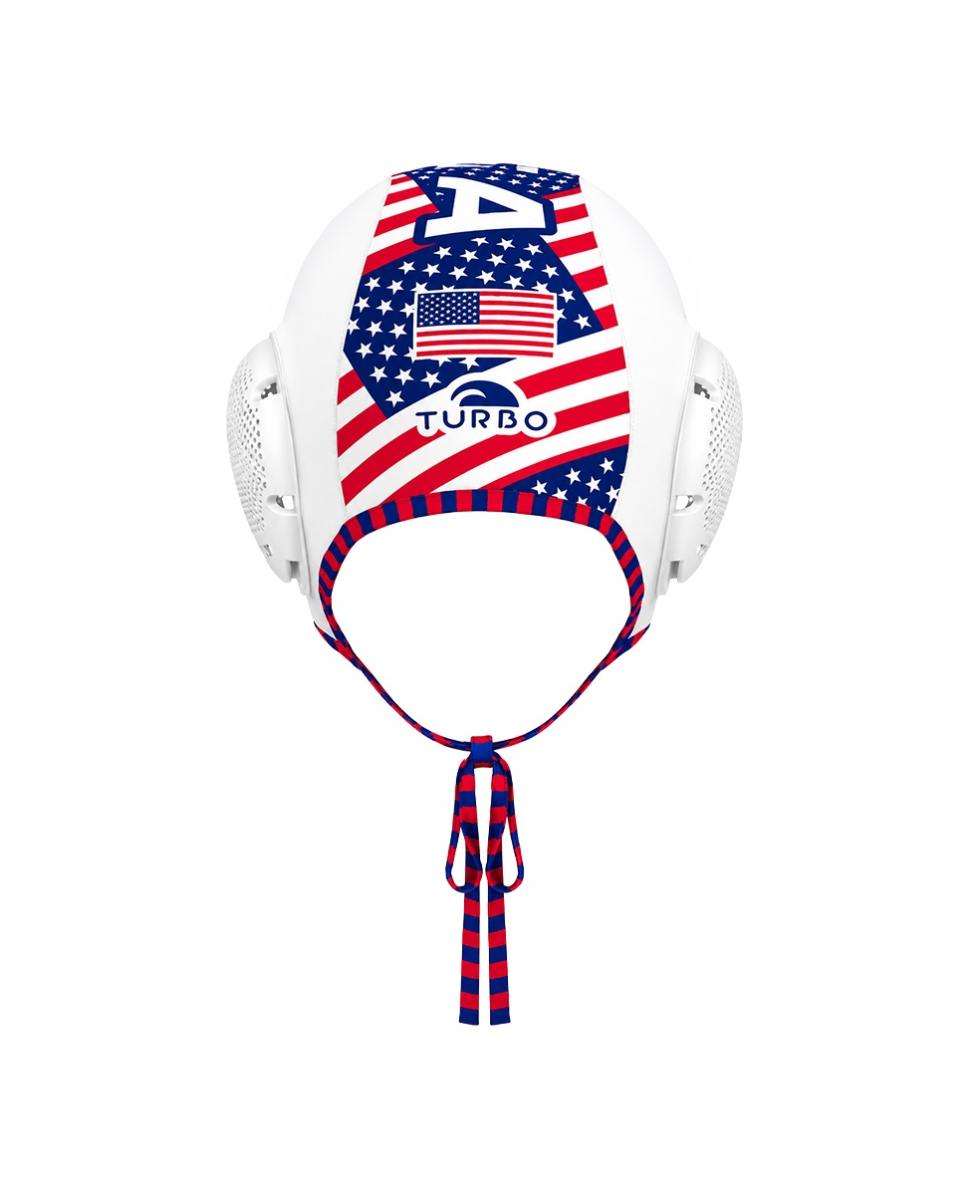 TURBO - CALOTTINA PALLANUOTO - 9741612 - USA WHITE