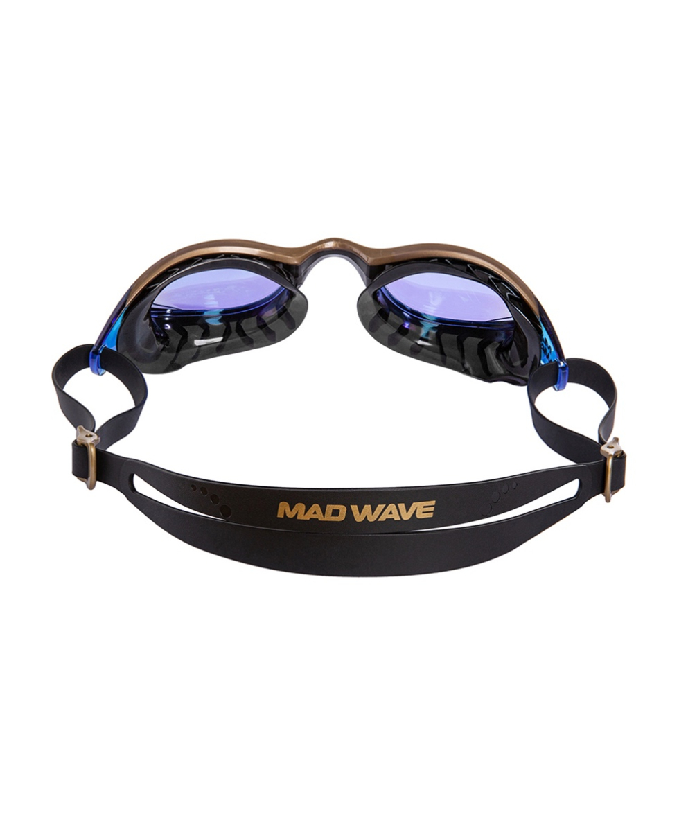 MAD WAVE - OCCHIALINO HYDRO FLEX MIRROR - M042416001W - BLACK/GOLD