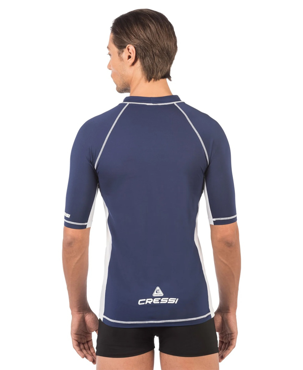 CRESSI - MAGLIA UOMO RASHGUARD IN LYCRA SPF40 - XLW47672 - NAVY