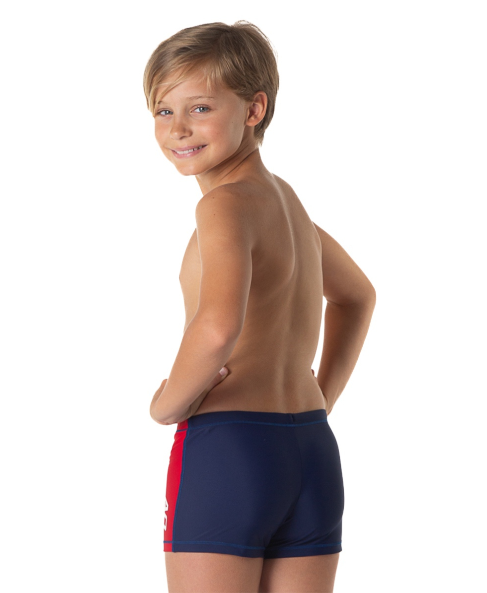 AQUARAPID - COSTUME UOMO BOXER - BARRET ZS - RED SPORT