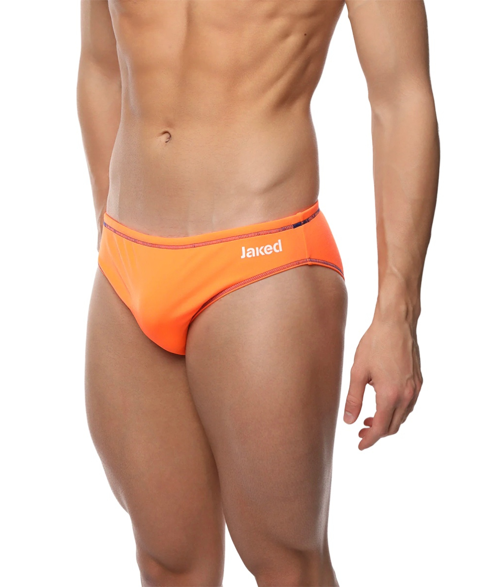 JAKED - COSTUME SLIP MILANO - JWNUU05001 - FLUO ORANGE/BLUE