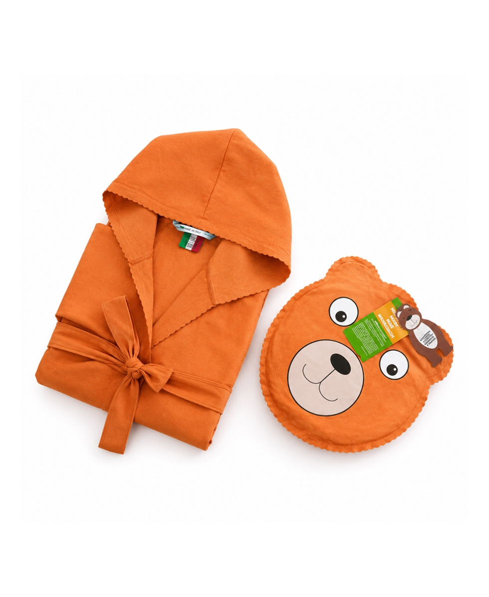 SPAZIALE SPLENDY - ACCAPPATOIO MICROFIBRA JUNIOR - 2700-823 - ARANCIONE - A