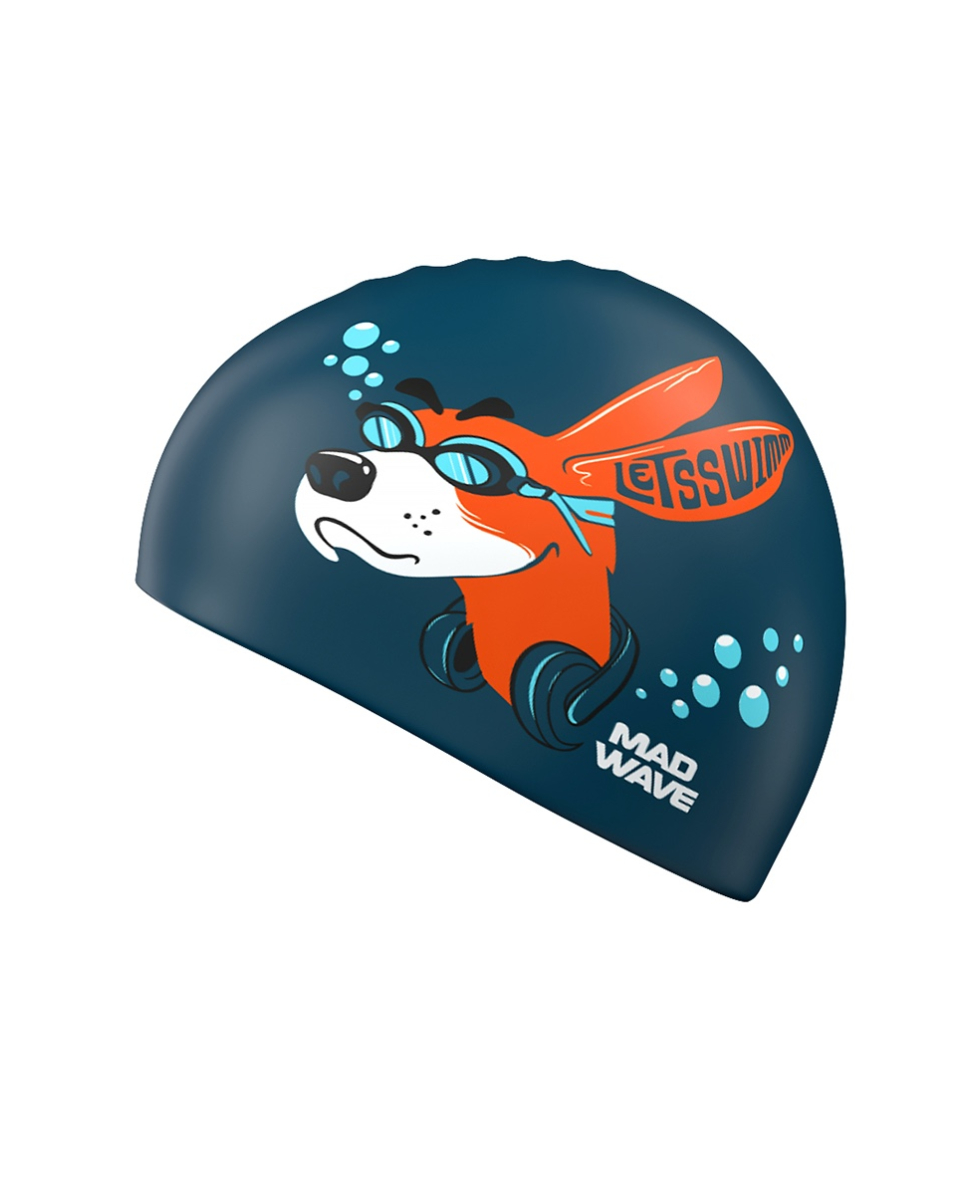 MAD WAVE - CUFFIA SILICONE - M057508000W - DOG WITH GOGGLES