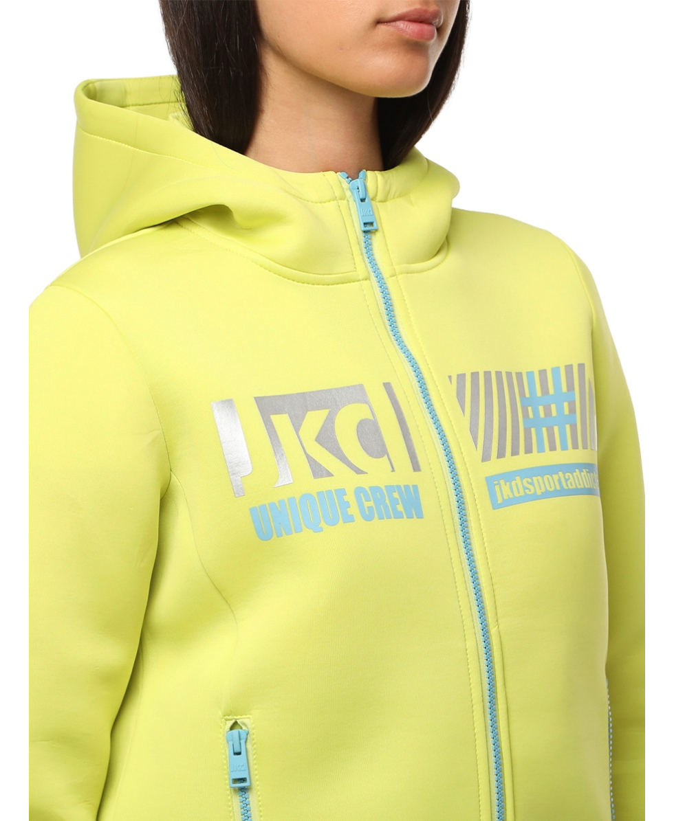 JAKED - FELPA DONNA - SIDERALIS - JKFL5N501D - LIME/BLUE