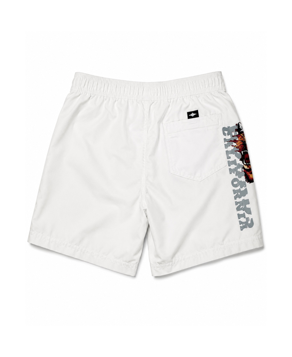 BEAR - COSTUME BOY BERMUDA JUNIOR - B1HBV001-001 WHITE - BIANCO - BEAR BOY BOARD VOLLEY