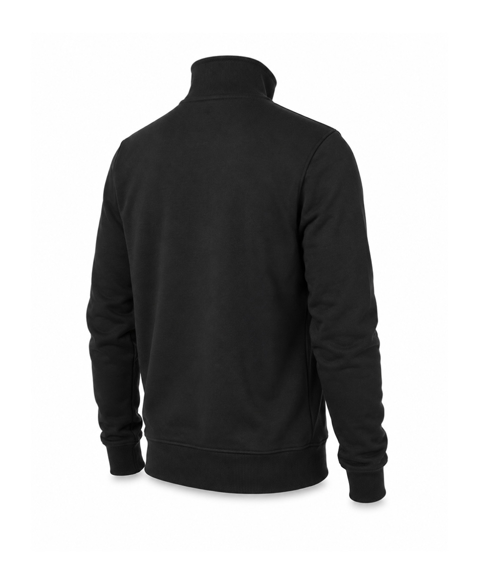 LEONE - FELPA - MAN TRUCK ZIPPED FLEECE - LSM572-09 - BLACK