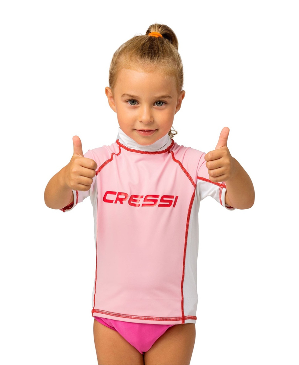 CRESSI - MAGLIA JUNIOR - RASHGUARD IN LYCRA SPF50 - LW47700 - PINK