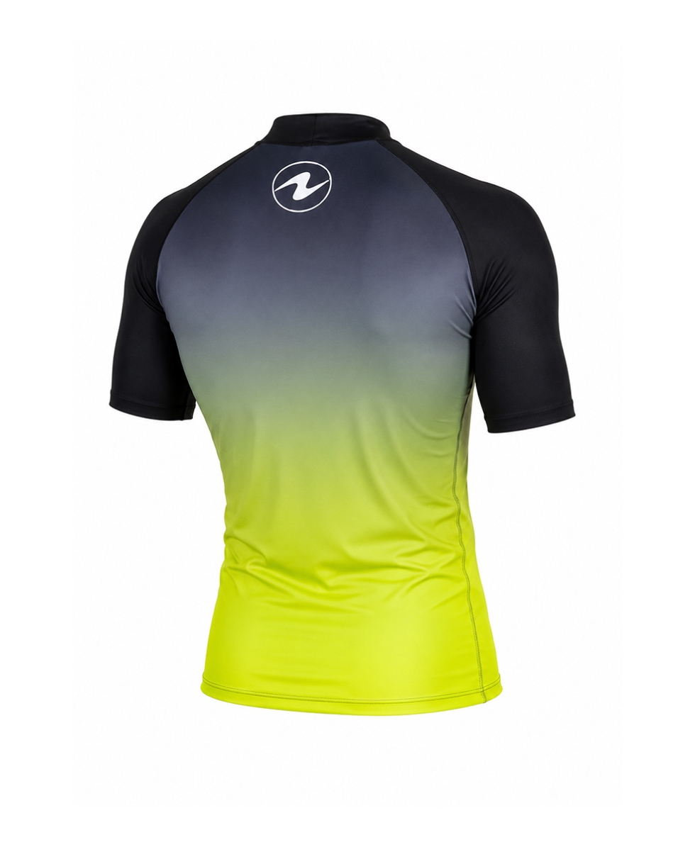 AQUALUNG - RASHGUARD NEW S/S - BLACK/LIME - A