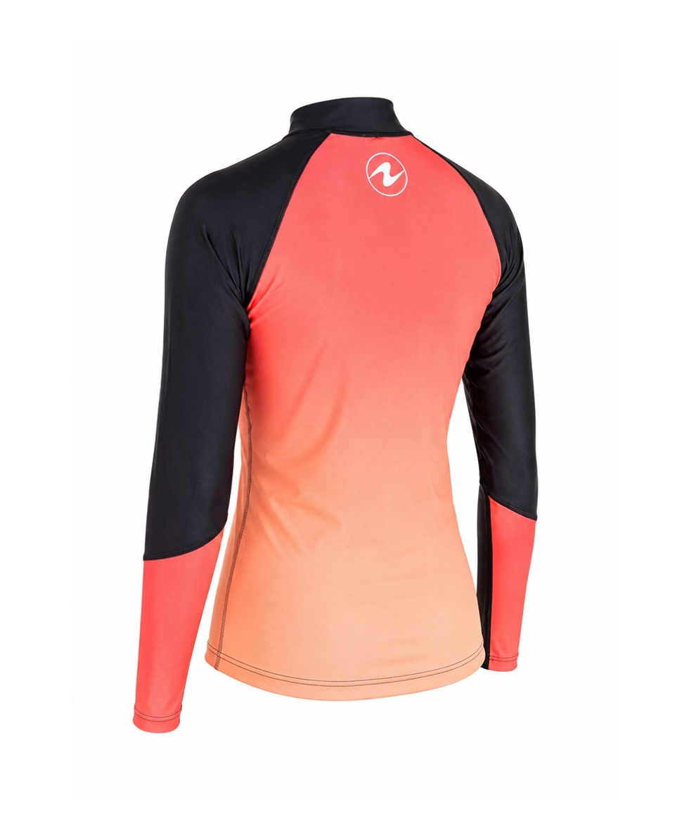 AQUALUNG - RASHGUARD LADY NEW L/S - 0467 - BLACK/PINK