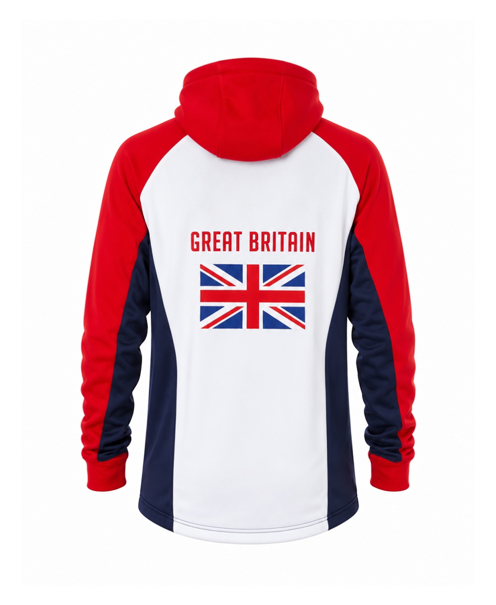 TYR - FELPA UNISEX - BRITISH FEDERATION HOODIED - MSAPHI2A-401 - NAVY