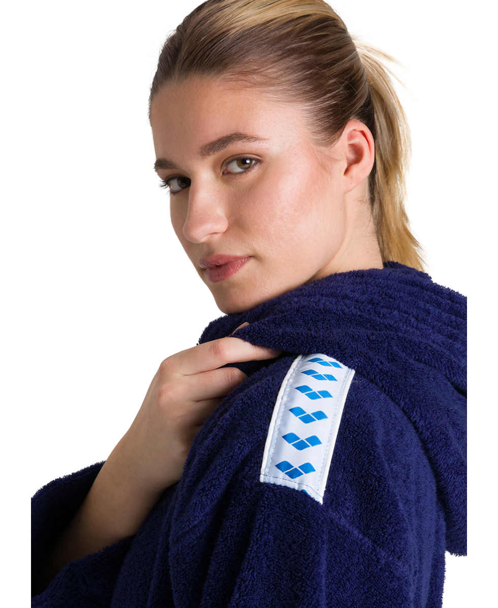 ARENA - ACCAPPATOIO SPUGNA UNISEX - CORE SOFT ROBE - 001756701 - NAVY/WHITE
